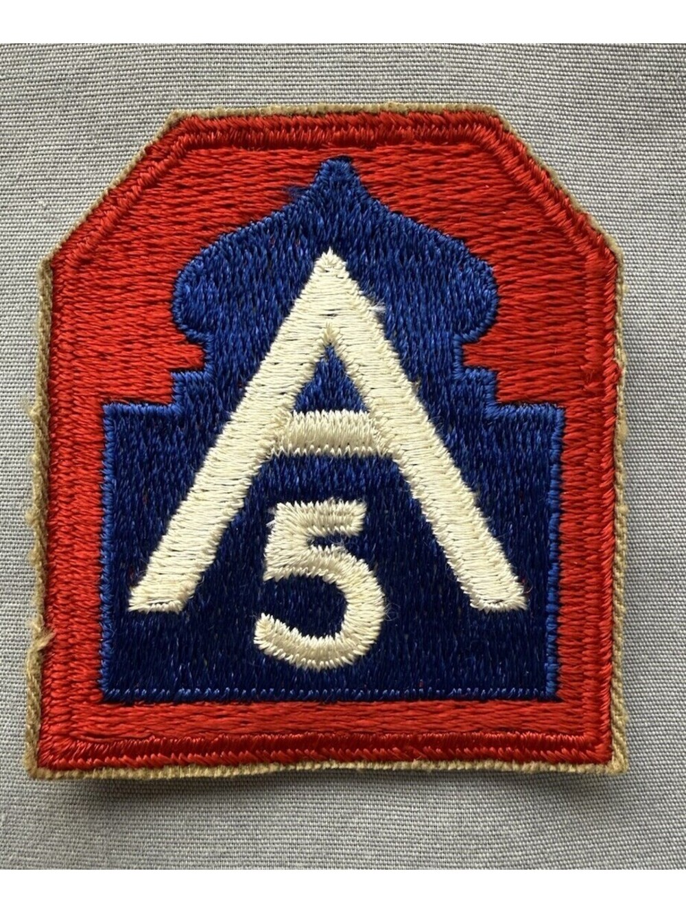 WWII US 5th Fifth Army SSI Shoulder Patch